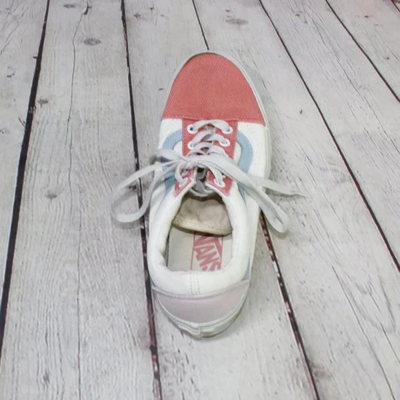 Vans All Star Chuck Taylor Tri Color Skate Low Top Lace Up Sneaker M 6 L 7.5 - Picture 5 of 8